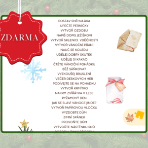 24 úkolů do adventního kalendáře ZDARMA
