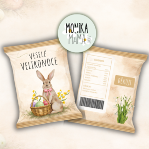 Obal na velikonoční výslužku | zajíc a košík